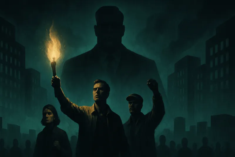 Illustration of the Rebels vs. The Empire trope